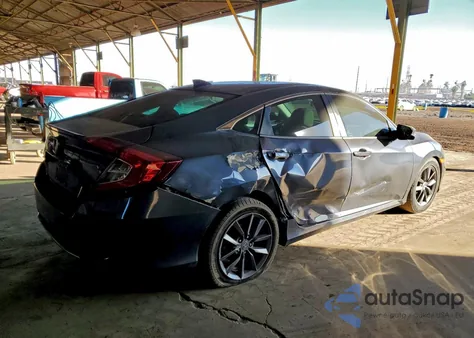 2019 Honda Civic Ex z USA, uszkodzony, nr VIN 19XFC1F3XKE019559